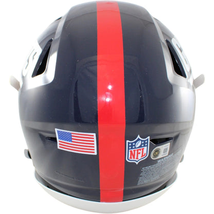 Phil Simms Signed New York Giants Authentic SpeedFlex Throwback Helmet SB XXI MVP
