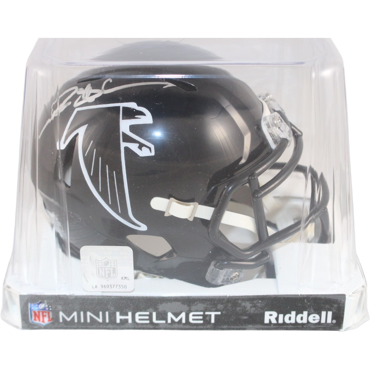 Deion Sanders Atlanta Falcons Autographed Throwback Mini Helmet (BAS)