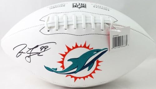 Jason Taylor Signed Miami Dolphins Logo Football