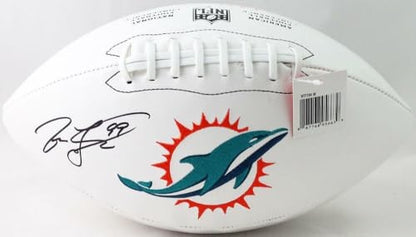 Jason Taylor Signed Miami Dolphins Logo Football
