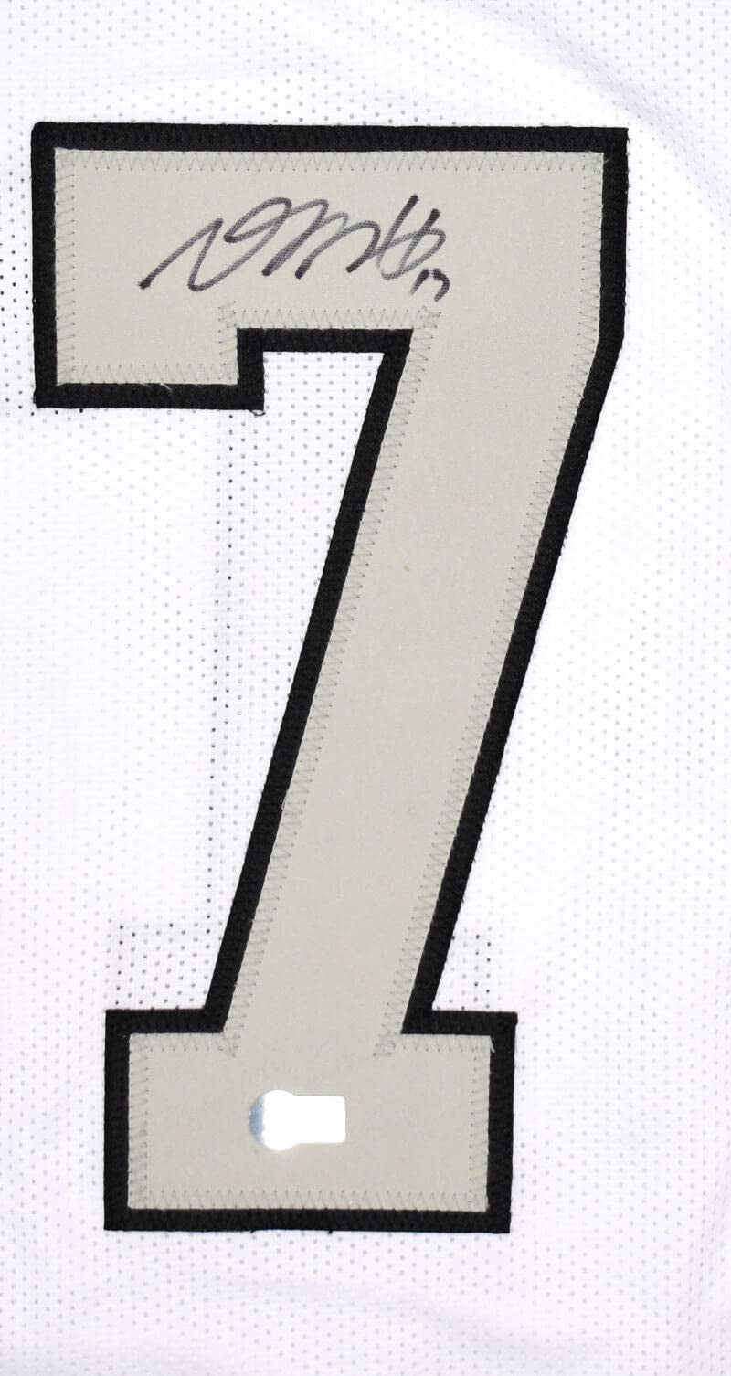 Davante Adams Signed White and Gray Custom Jersey