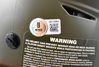 Abdul Carter Signed New York Giants Salute to Service Speedflex Helmet