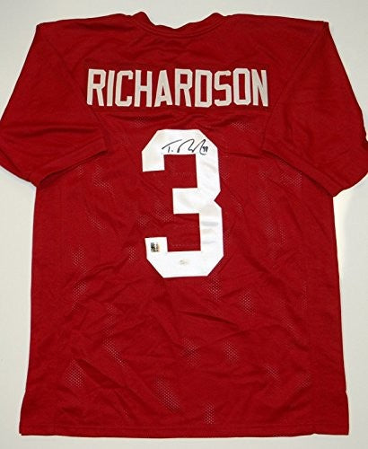 Trent Richardson Signed Maroon Custom Jersey