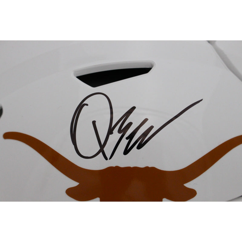 Quinn Ewers Autographed Texas Longhorns Full Size SpeedFlex Helmet