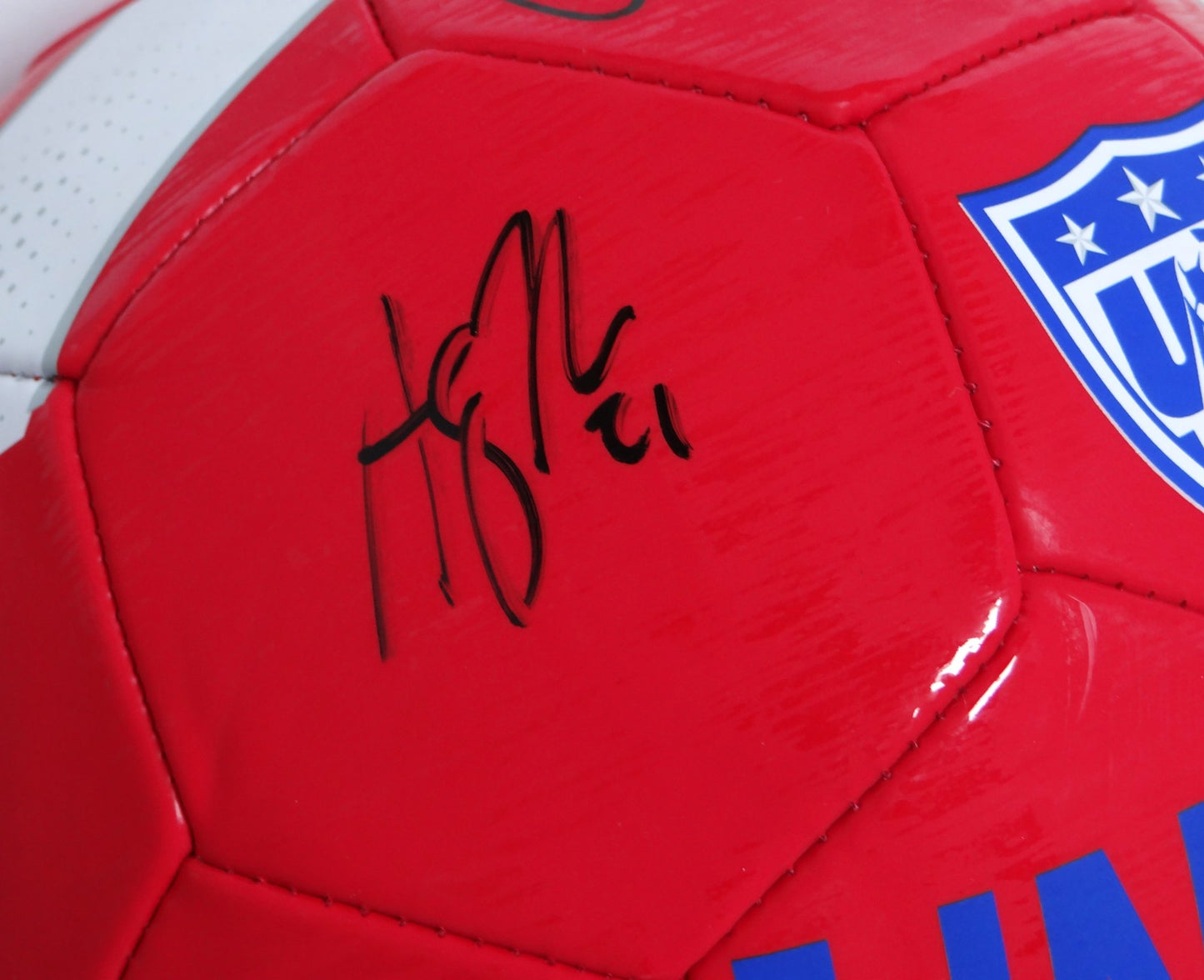 USWNT Multi-Signed Team USA Nike Soccer Ball (9 Signatures)