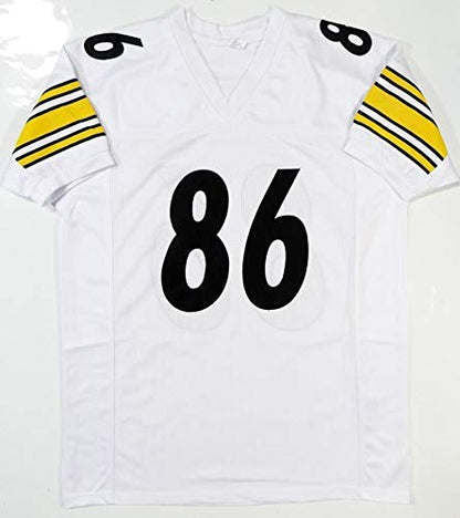Hines Ward Signed White Custom Football Jersey SB MVP Inscription