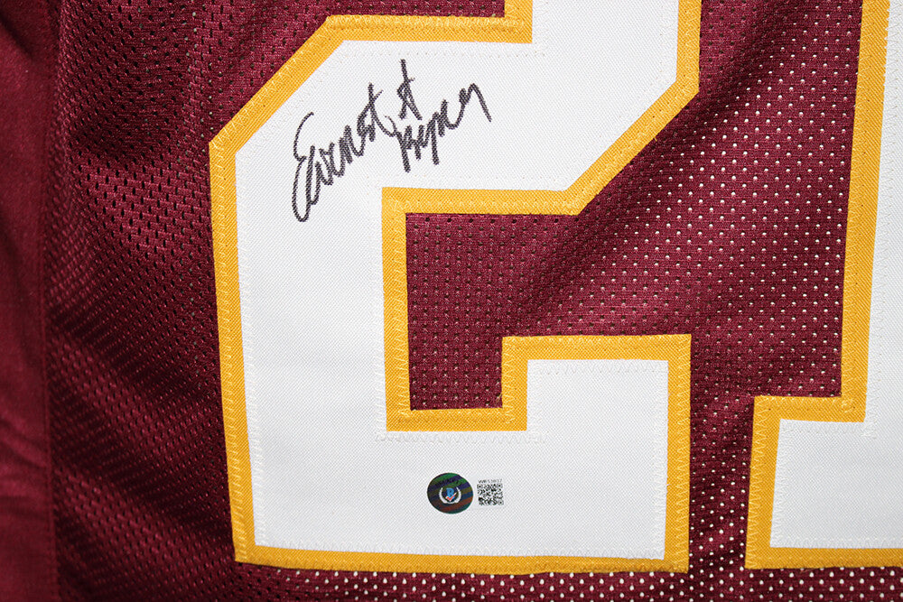 Earnest Byner Signed Washington Redskins Custom Jersey Beckett BAS