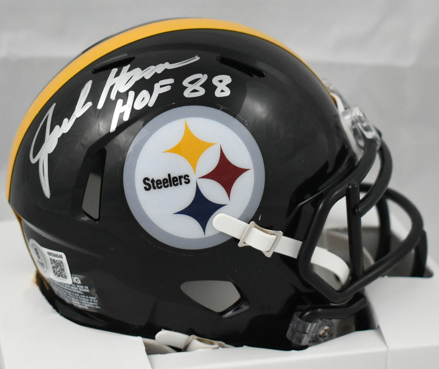 Jack Ham Signed Pittsburgh Steelers Mini Helmet