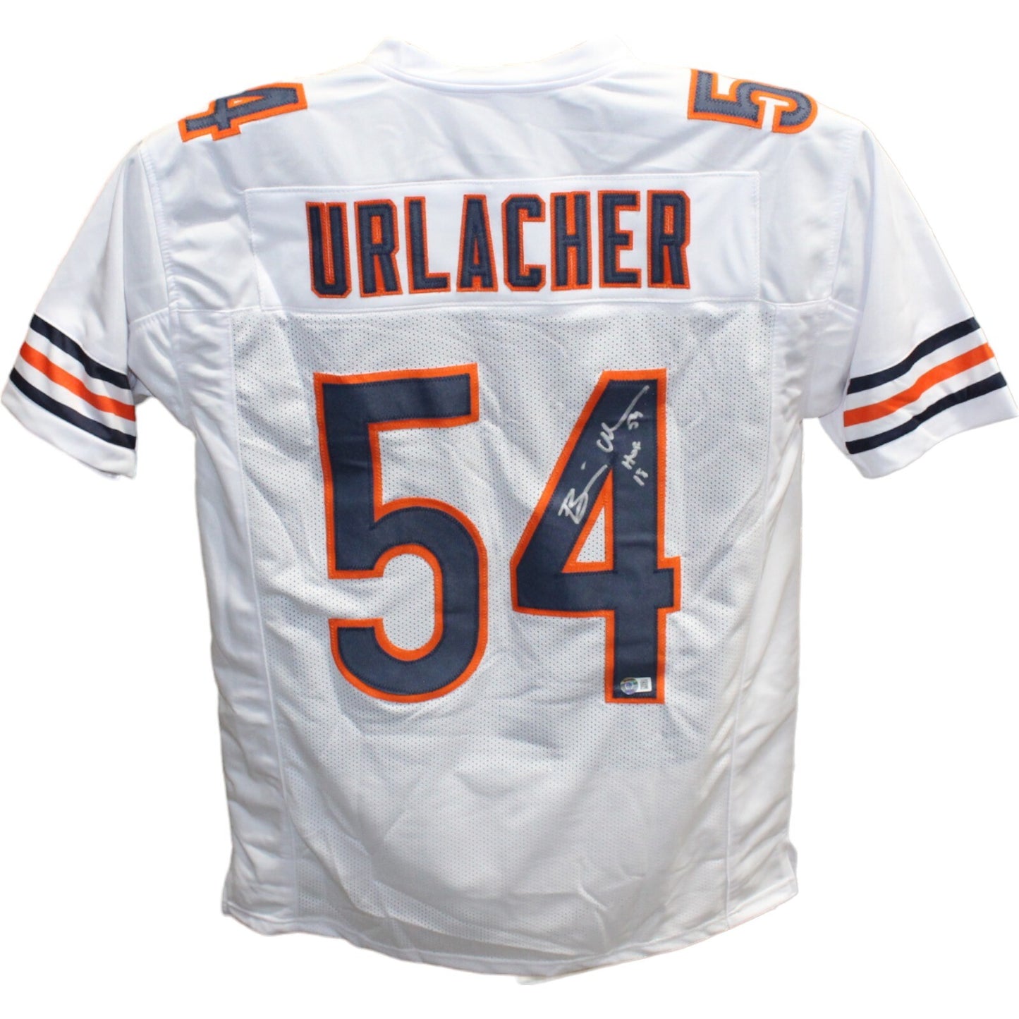 Brian Urlacher Signed Chicago Bears Pro Style White Jersey (HOF)