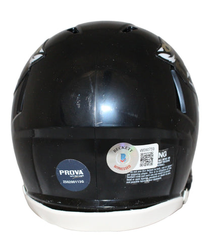 Fred Taylor Jacksonville Jaguars Signed Speed Mini Helmet Beckett