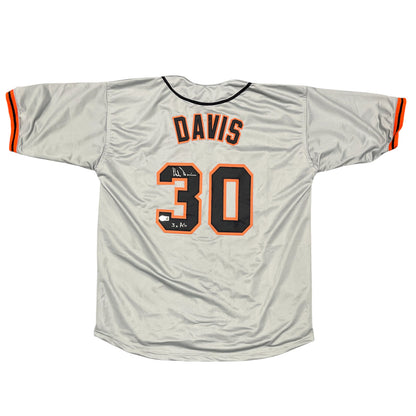 Chili Davis San Francisco Giants Signed Custom Jersey (3x AS) Beckett