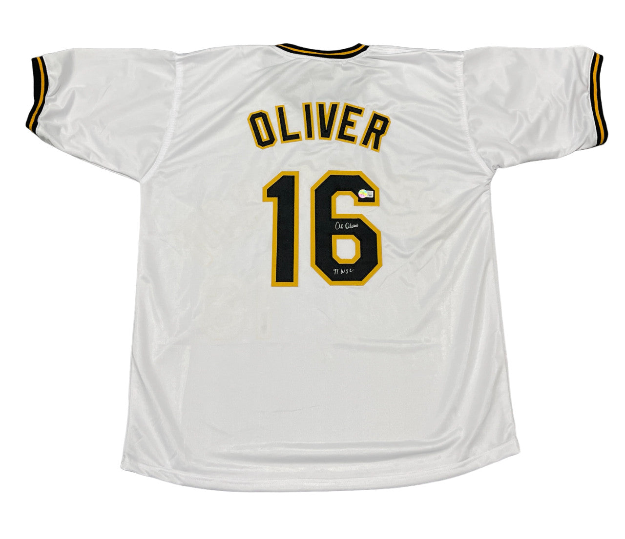 Al Oliver Signed Pittsburgh Pirates Custom Jersey (71 WSC) Beckett