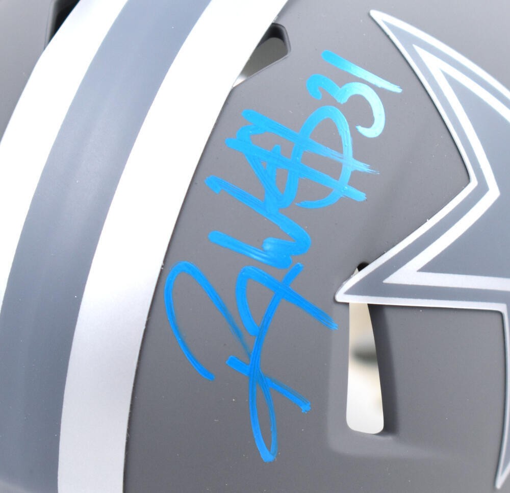 Roy Williams Signed Dallas Cowboys Slate Speed Mini Helmet