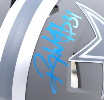 Roy Williams Signed Dallas Cowboys Slate Speed Mini Helmet