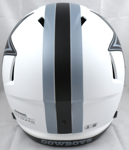 Dak Prescott Autographed Dallas Cowboys Full Size Lunar Speed Helmet