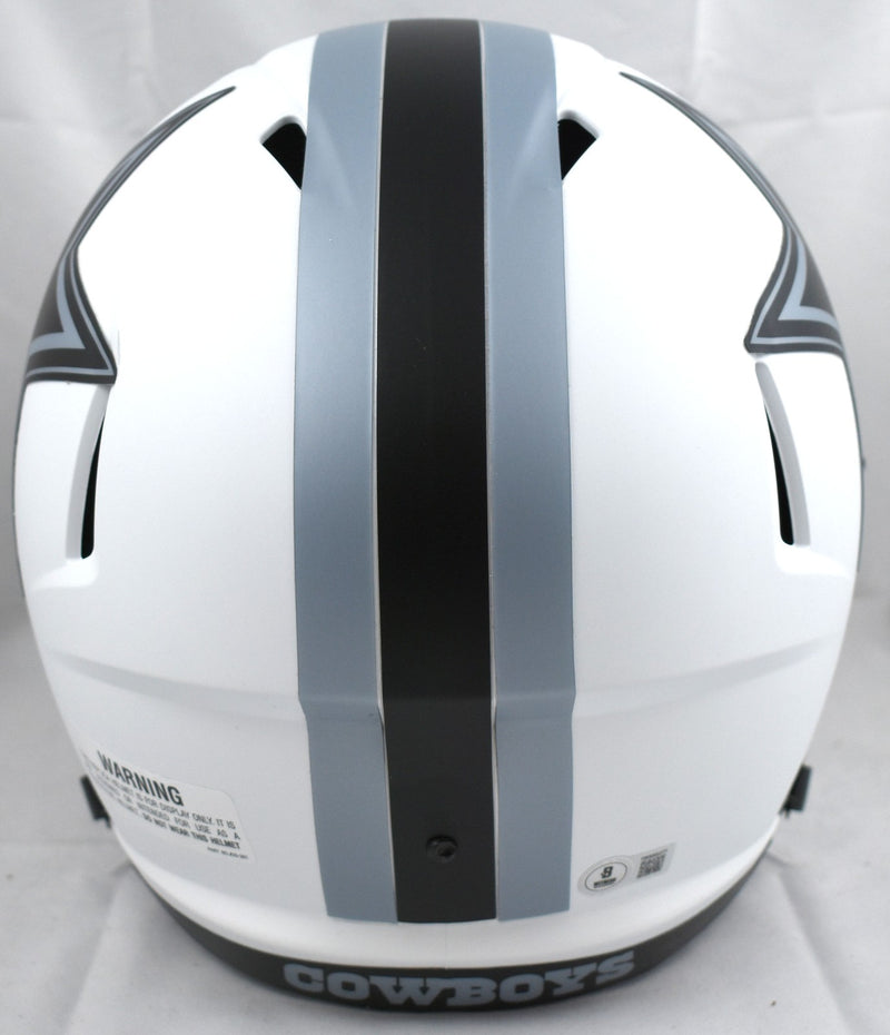 Dak Prescott Autographed Dallas Cowboys Full Size Lunar Speed Helmet