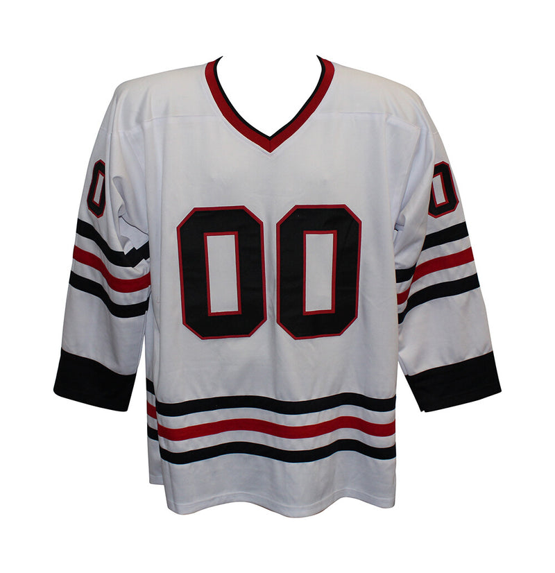 Chevy Chase Signed Chicago Blackhawks Pro Style Jersey (Beckett CoA)