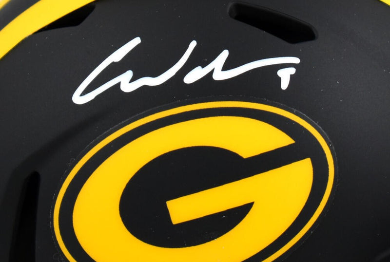 Christian Watson Autographed Green Bay Packers Eclipse Speed Mini Helmet