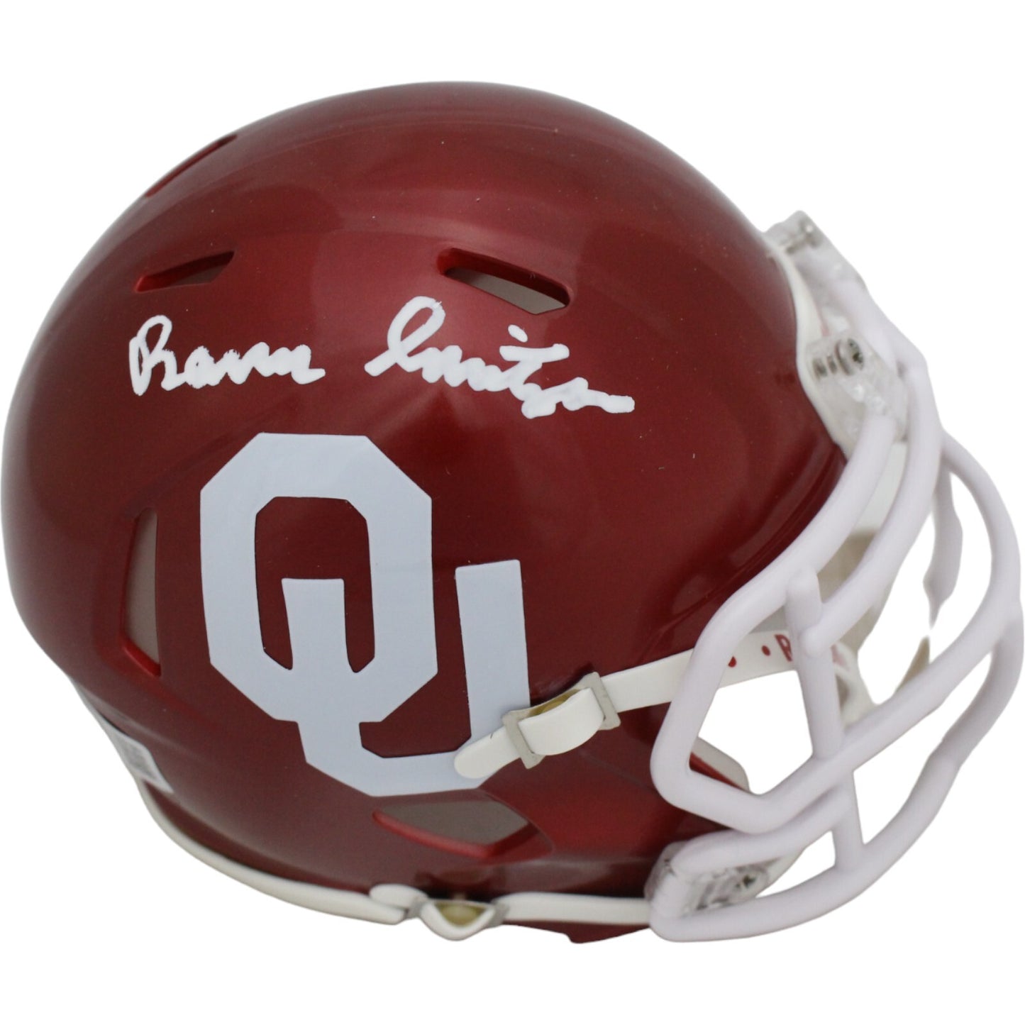 Barry Switzer Autographed Oklahoma Sooners Mini Helmet