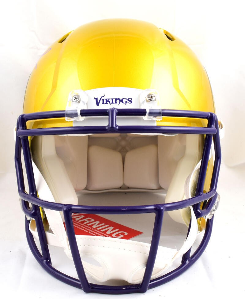 Randy Moss Signed Minnesota Vikings Flash Speed Authentic Full Size Helmet