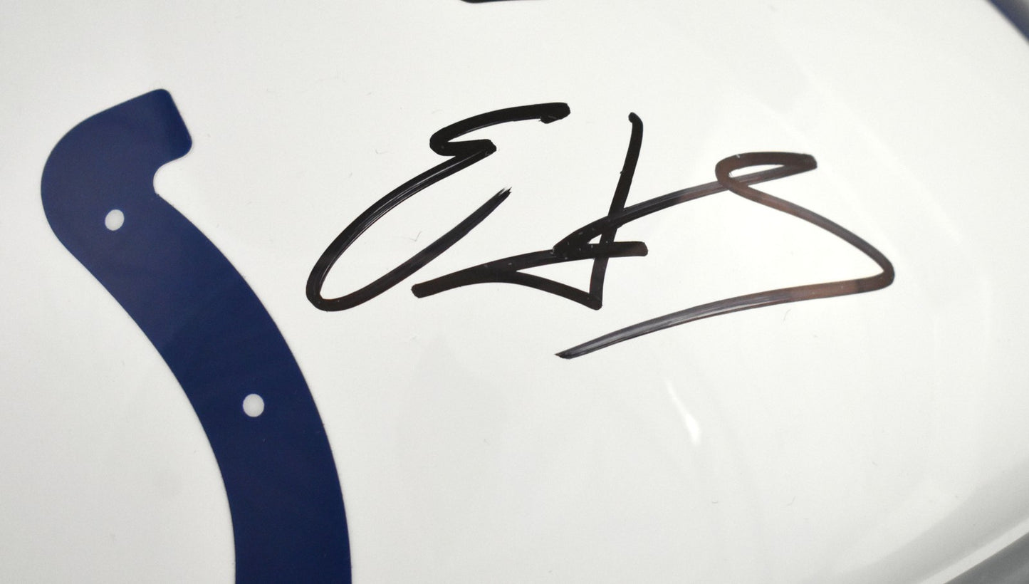 Edgerrin James Signed Indianapolis Colts Full Size Speed Authentic Helmet