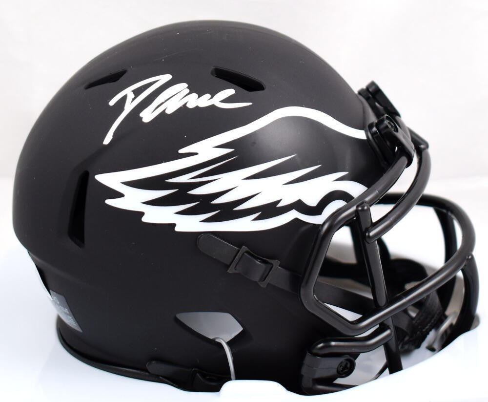 D'Andre Swift Signed Philadelphia Eagles Eclipse Speed Mini Helmet