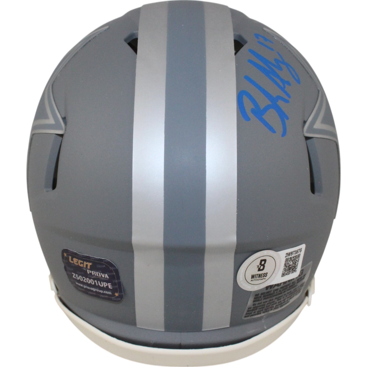 Brandon Aubrey Dallas Cowboys Autographed Slate Mini Helmet