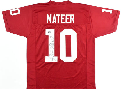 John Mateer Autographed Oklahoma Sooners Crimson Jersey