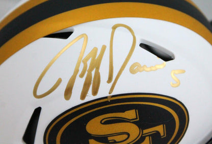 Jeff Garcia Signed San Francisco 49ers Lunar Mini Helmet