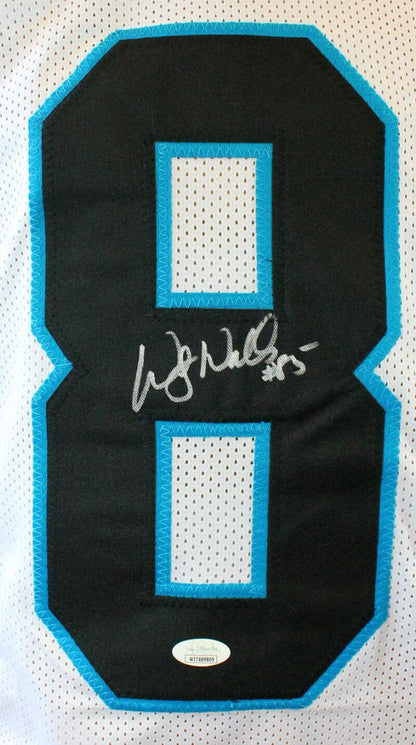 Wesley Walls Autographed White Custom Football Jersey