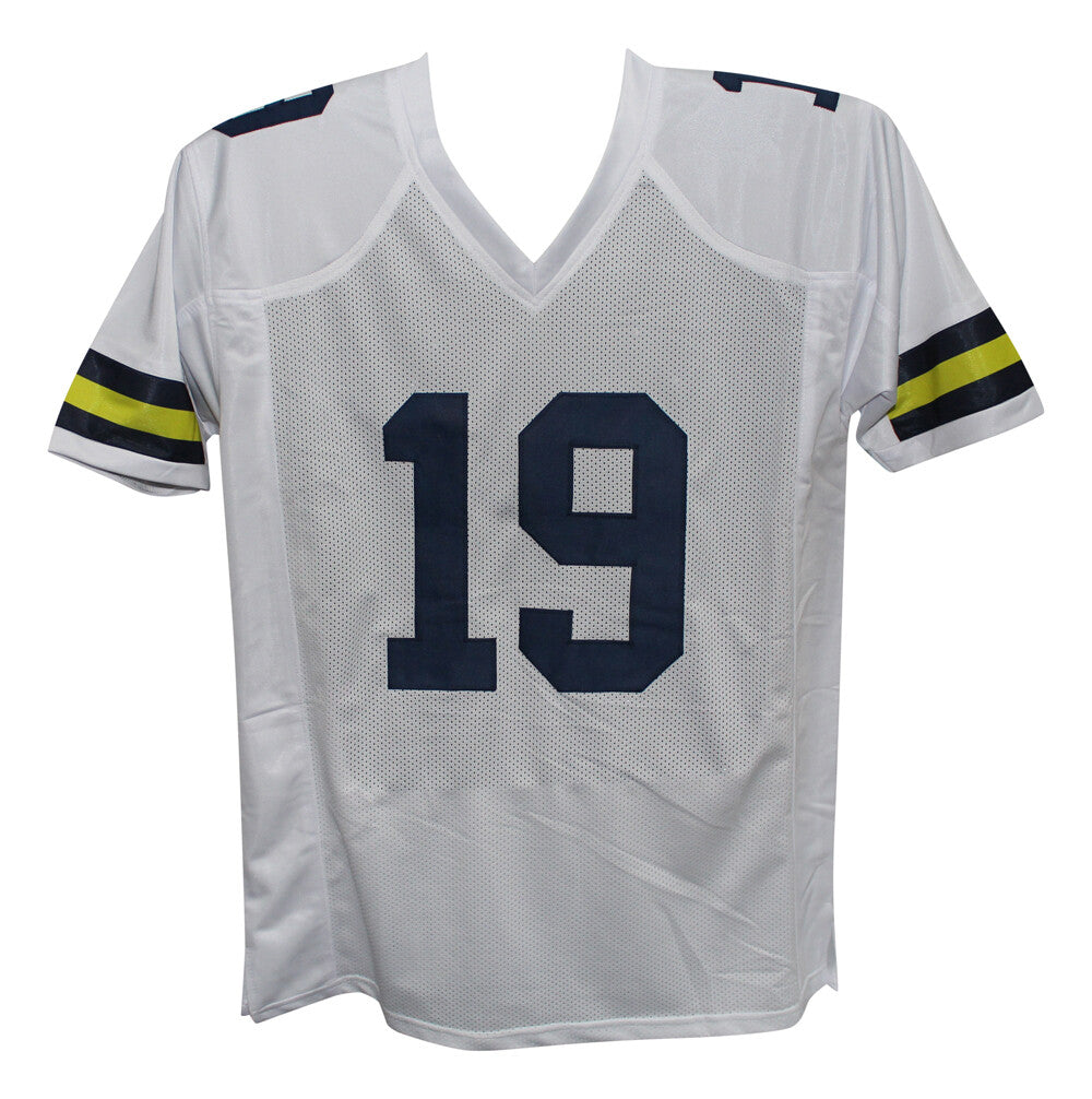 Kwity Paye Autographed Michigan Wolverines Custom College Jersey Beckett