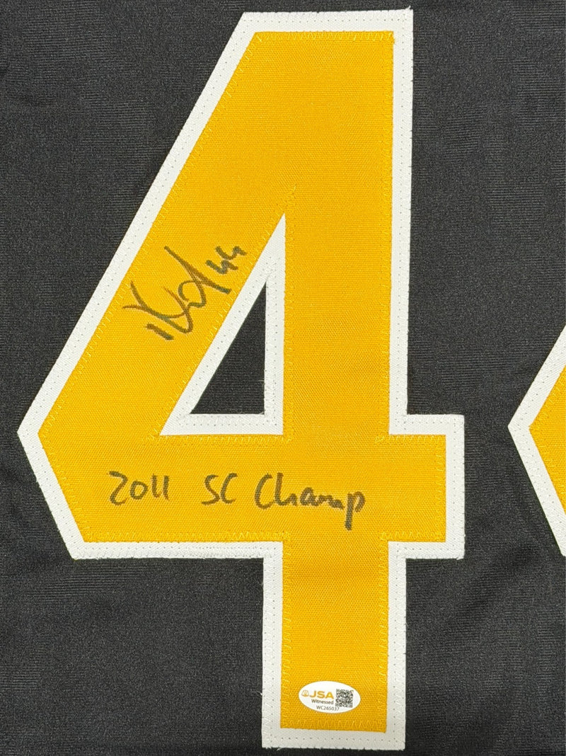 Dennis Seidenberg Signed Boston Bruins Custom Jersey (2011 SC Champs) JSA