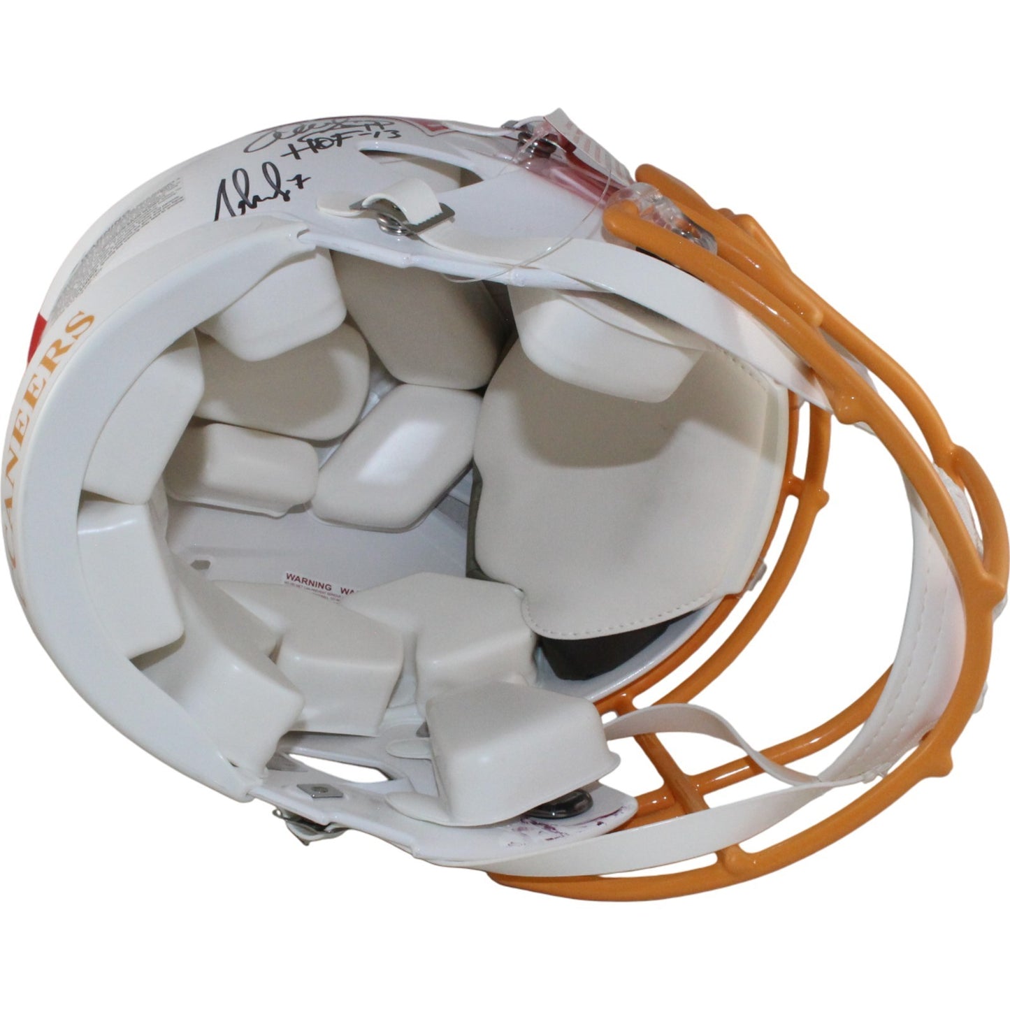 Derrick Brooks & Multi-Signed Buccaneers Authentic Throwback Full Size Helmet