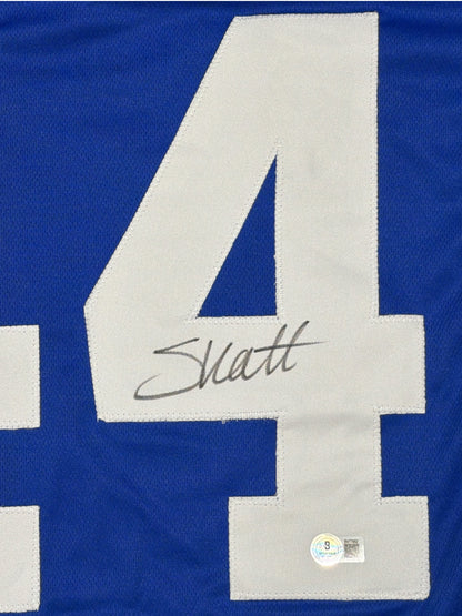 Cam Skattebo Autographed New York Giants Custom Jersey