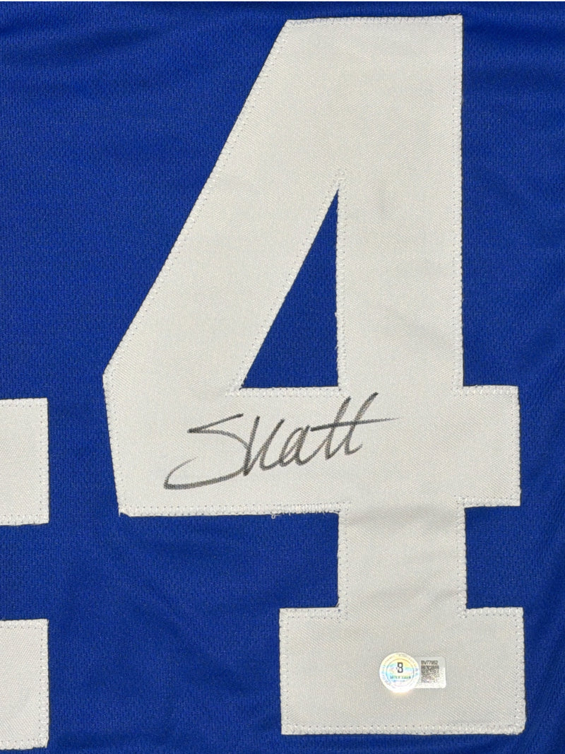 Cam Skattebo Autographed New York Giants Custom Jersey