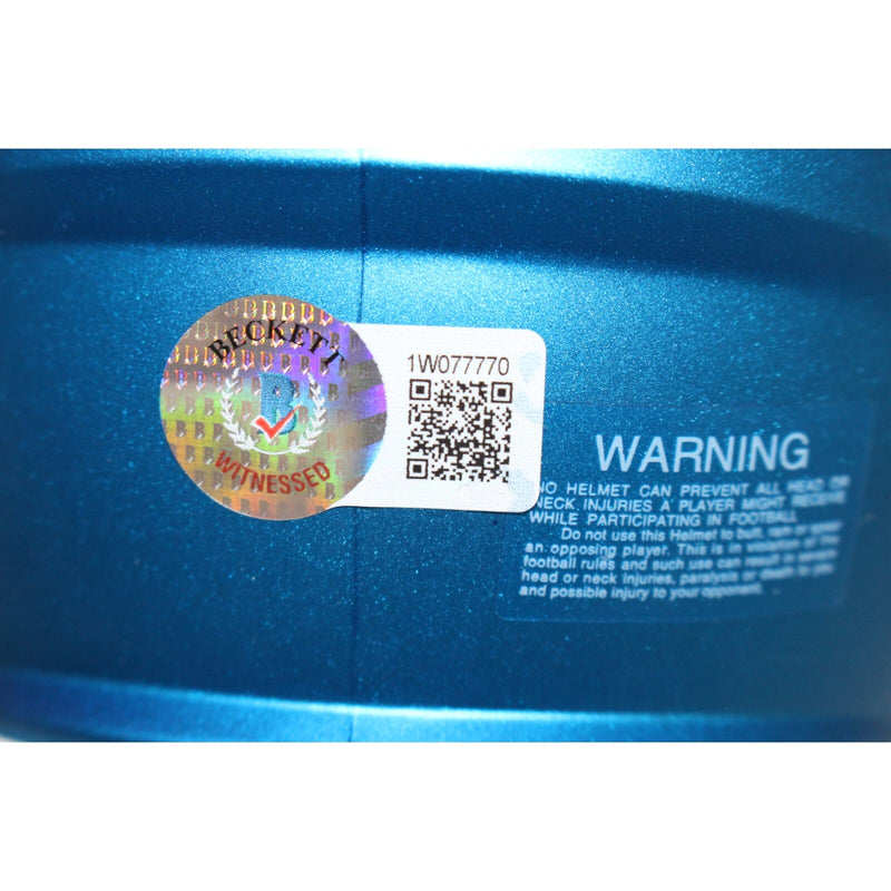 Sam LaPorta Signed Detroit Lions 2023 Alternate Mini Helmet (Beckett)