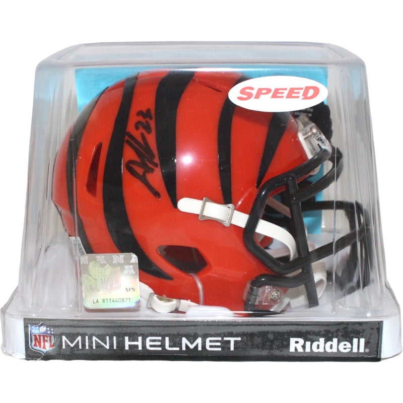 Dax Hill Autographed Cincinnati Bengals Mini Helmet