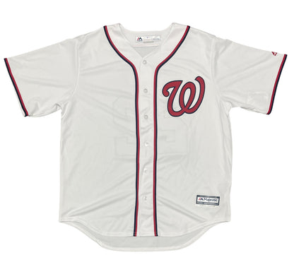 Juan Soto Signed Washington Nationals Majestic Baseball Jersey Beckett COA