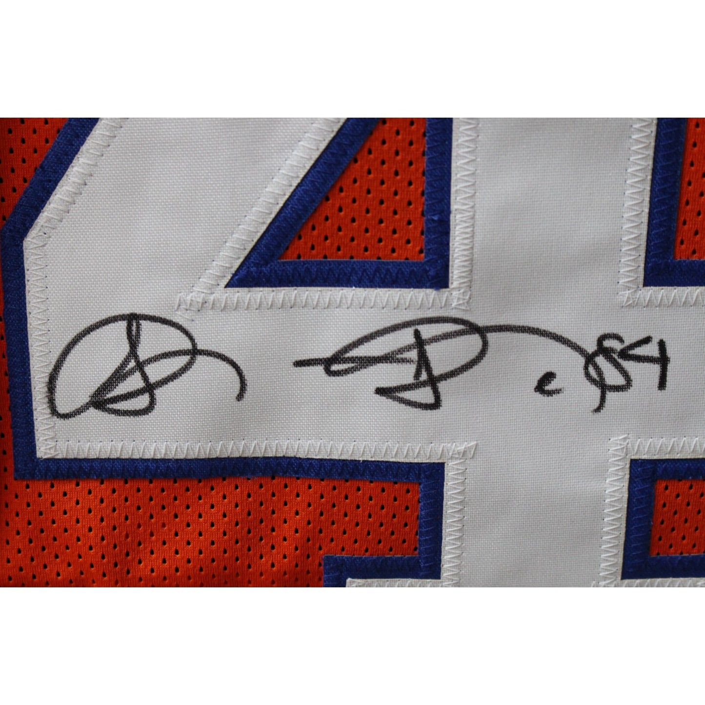 Shannon Sharpe Autographed Pro Style Orange Jersey