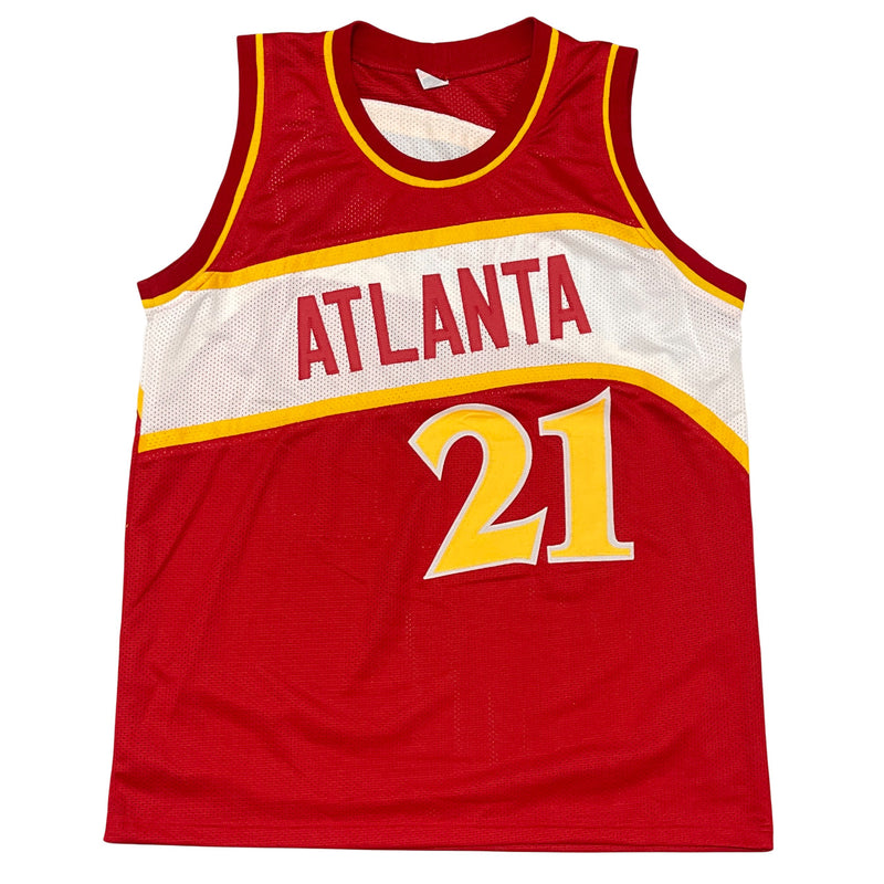 Dominique Wilkins Atlanta Hawks Signed Custom Basketball Jersey JSA