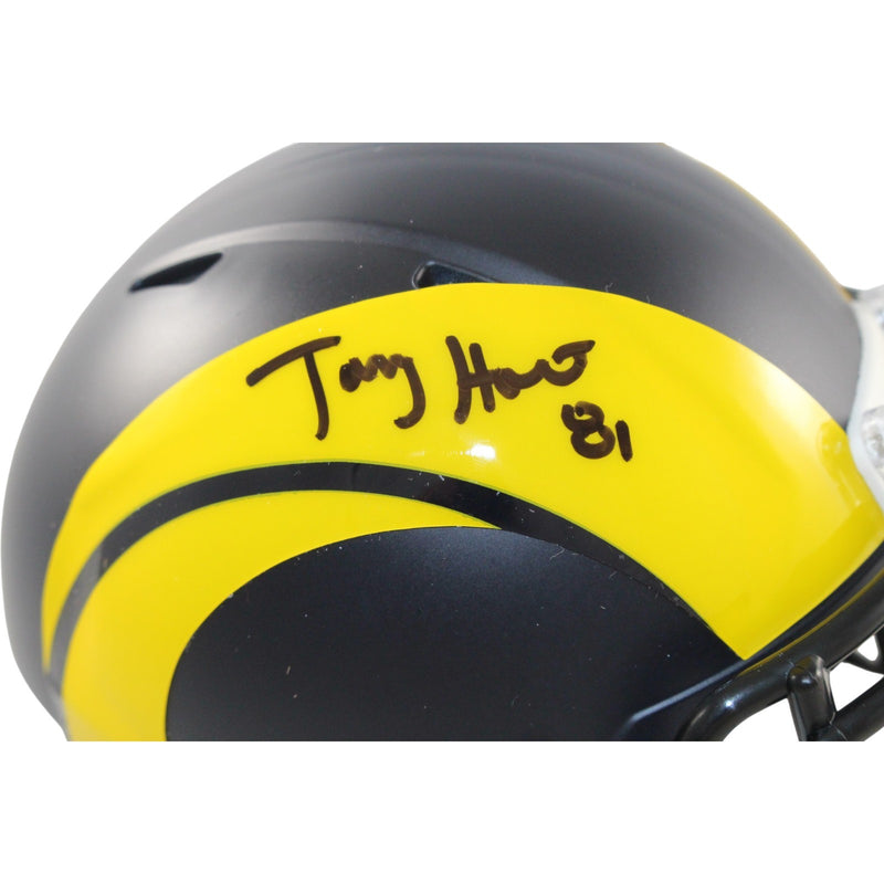 Torry Holt Signed Los Angeles Rams Rivalries Mini Helmet