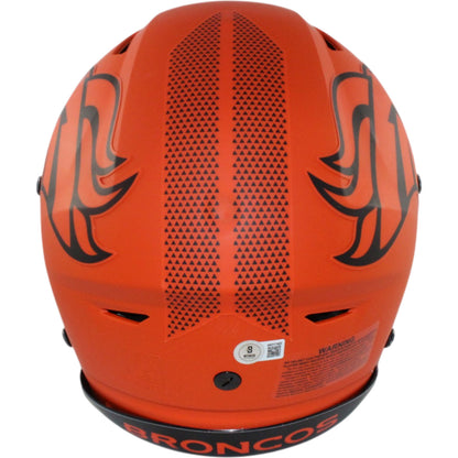 Bo Nix Denver Broncos Autographed Full Size SpeedFlex Rave Helmet