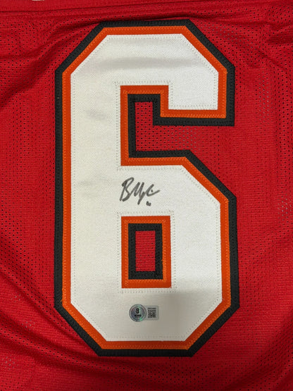 Baker Mayfield Signed Tampa Bay Buccaneers Custom Jersey (Beckett COA)