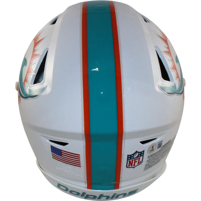 Devon Achane Miami Dolphins Autographed Full Size Authentic SpeedFlex Helmet