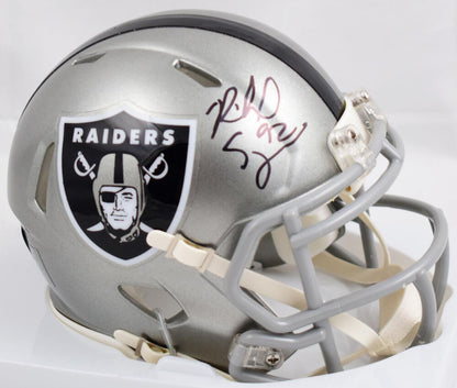Richard Seymour Autographed Las Vegas Raiders Flash Speed Mini Helmet