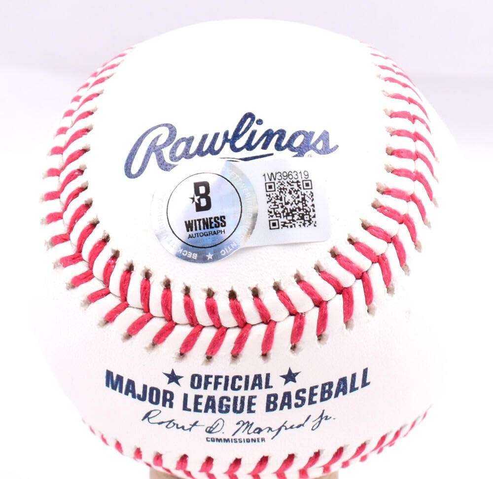Tino Martinez Autographed Rawlings Official MLB Baseball "4x WS Champs"