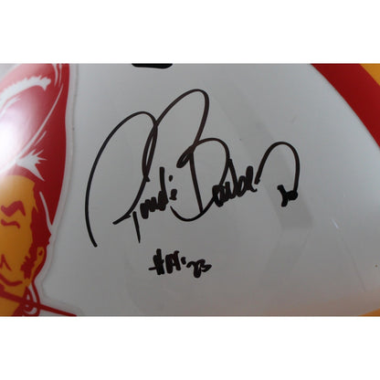 Ronde Barber Signed Tampa Bay Buccaneers Throwback Full Size Helmet HOF