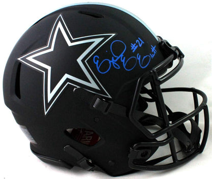 Ezekiel Elliott Signed Dallas Cowboys Eclipse Speed Authentic Helmet