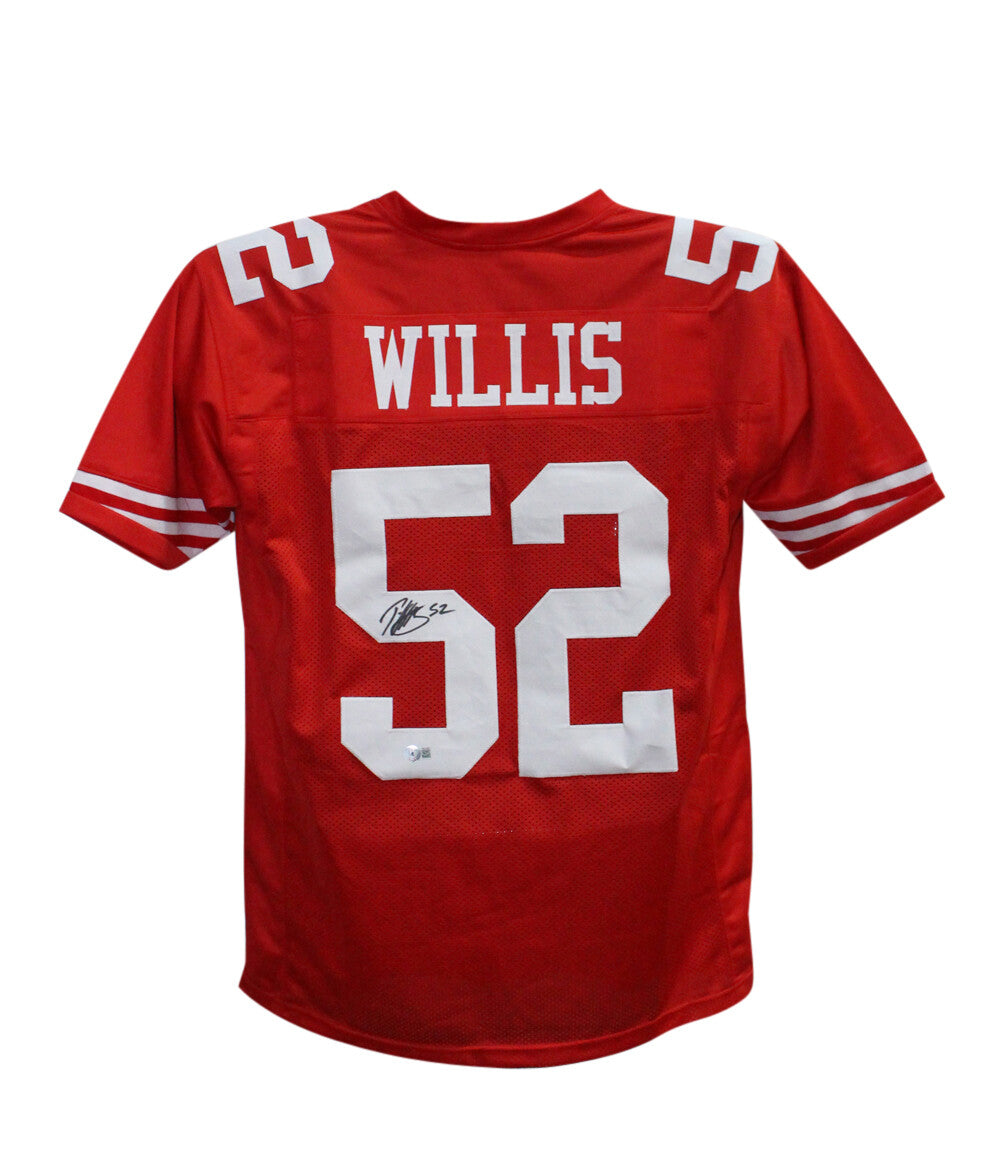 Patrick Willis Autographed San Francisco 49ers Custom Pro Style Jersey