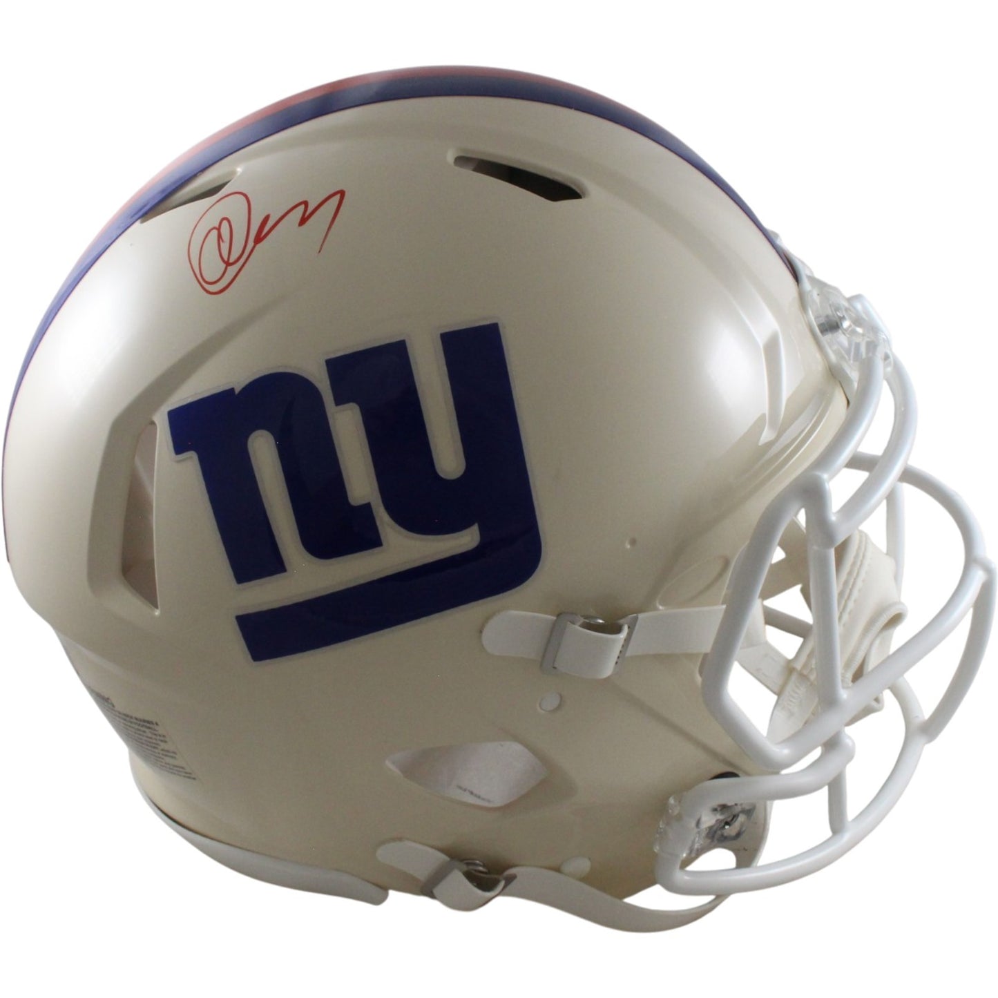 Abdul Carter Signed New York Giants Full Size Authentic Retro Helmet
